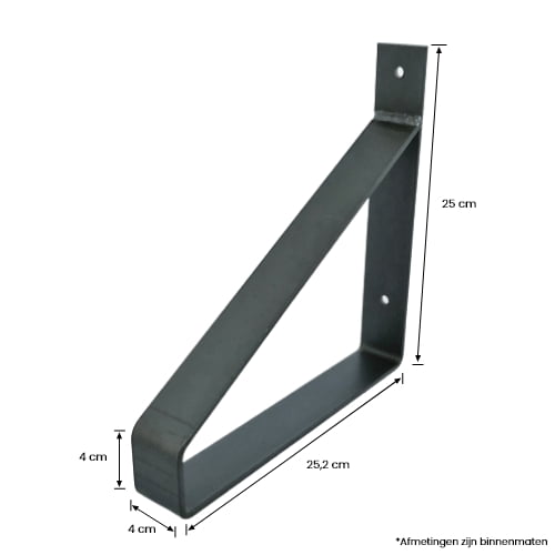 De Industriële Plankdragers Mat Blank - 25 cm