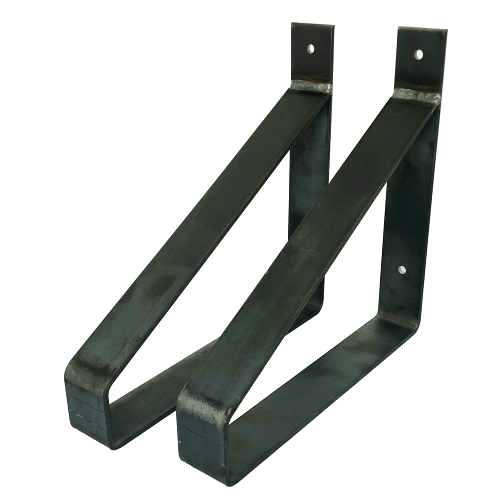 The Industrial Shelf Brackets Without Coating - 25 cm