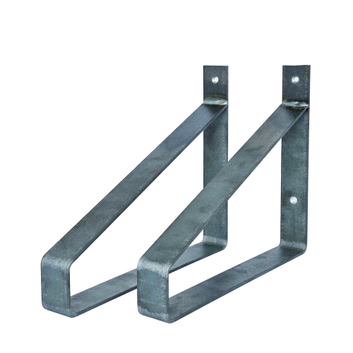 The Industrial Shelf Brackets XL Without Coating - 30 cm