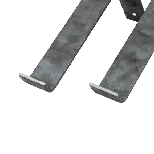 De Industriële Plankdragers L-vorm Zonder coating – 20 cm