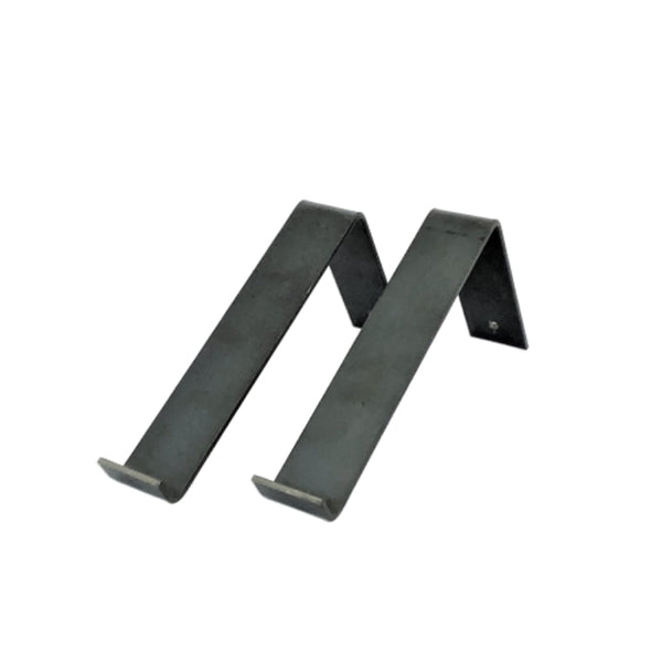 The Industrial L-Shaped Shelf Brackets Matte Clear – 20 cm