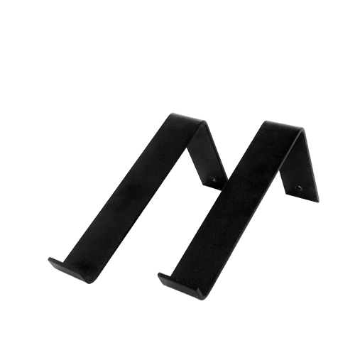 De Industriële Plankdragers L-vorm Mat Zwart – 20 cm
