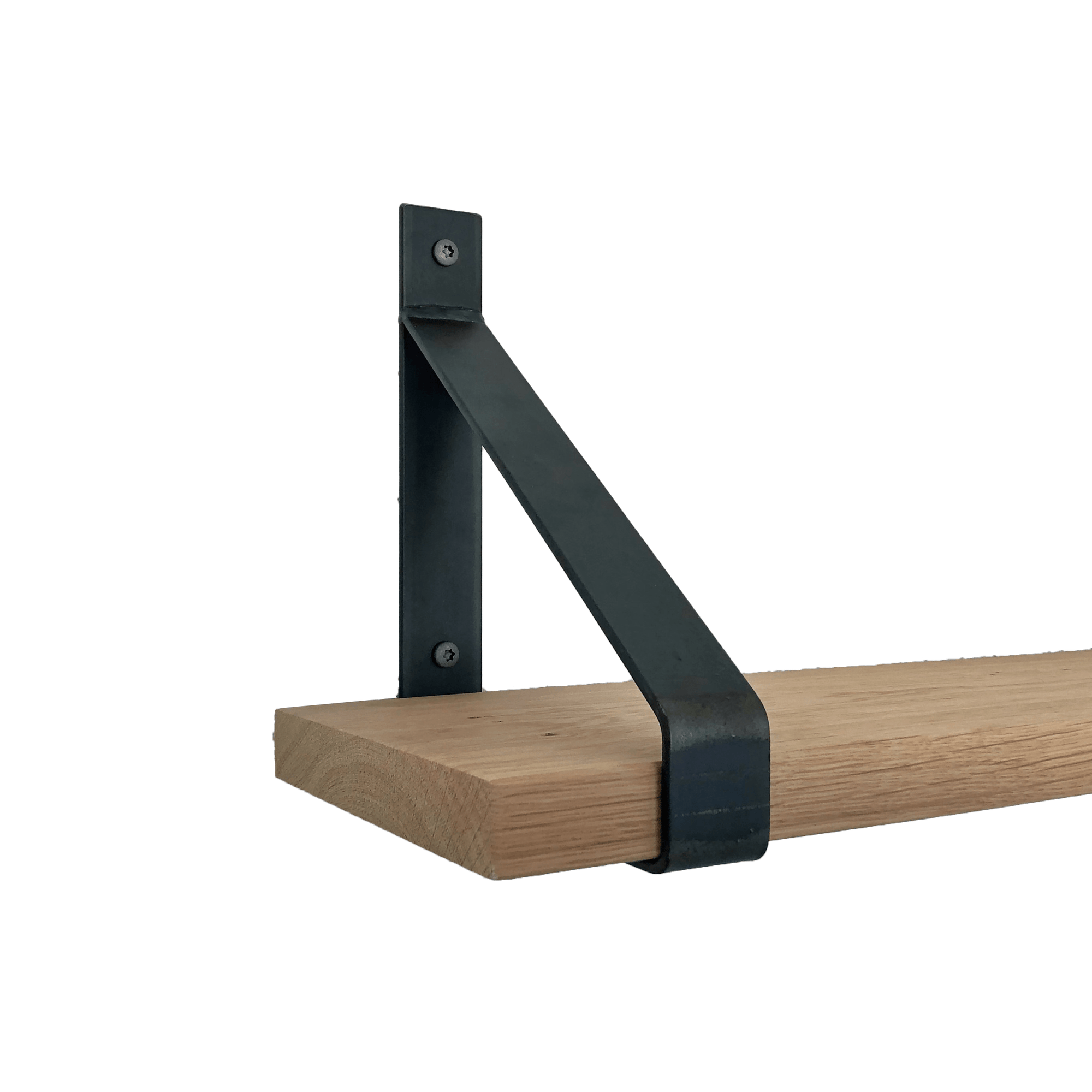 The Industrial Shelf Brackets Matte Finish - 20 cm