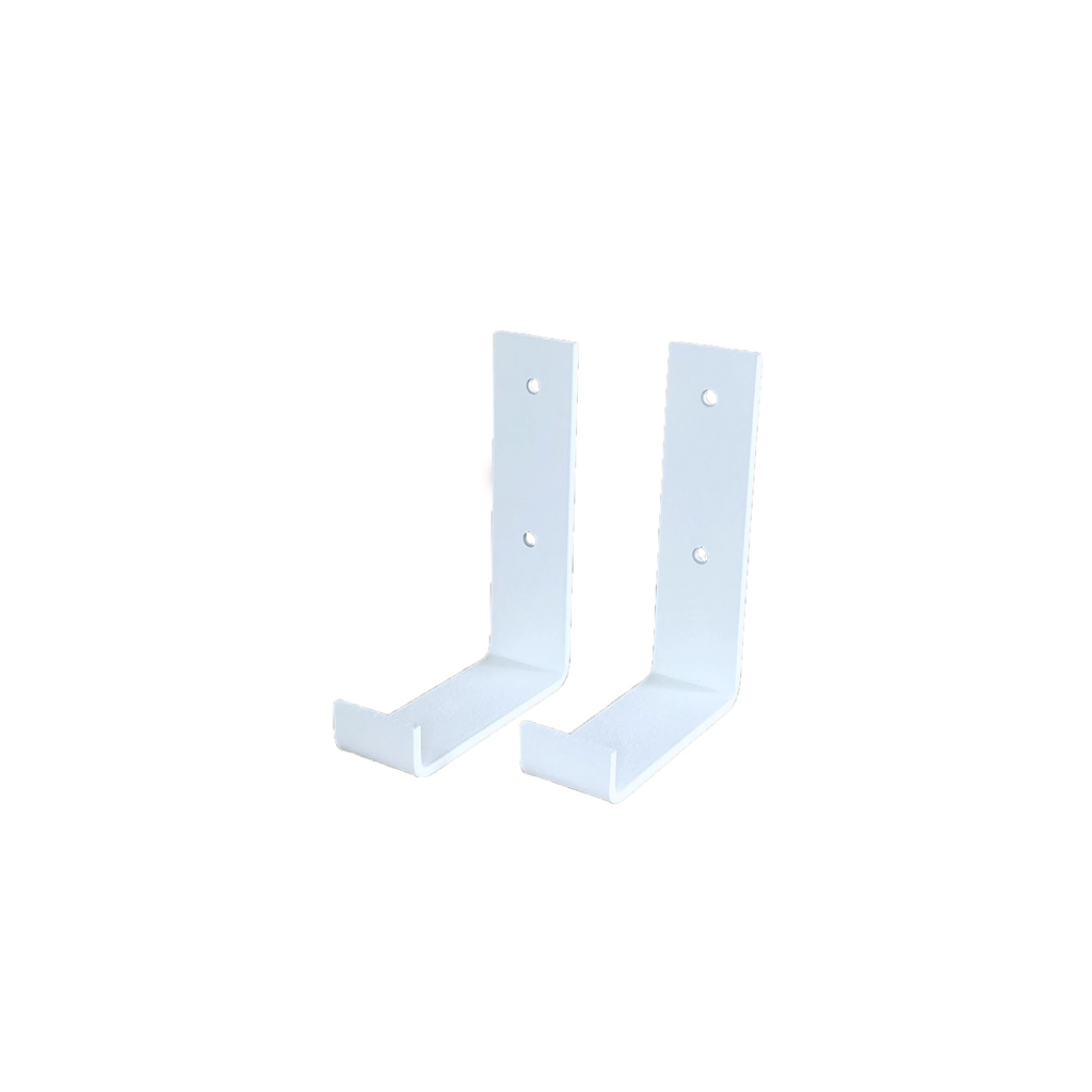 De Industriële Plankdragers L-vorm UP Mat Wit – 10 cm