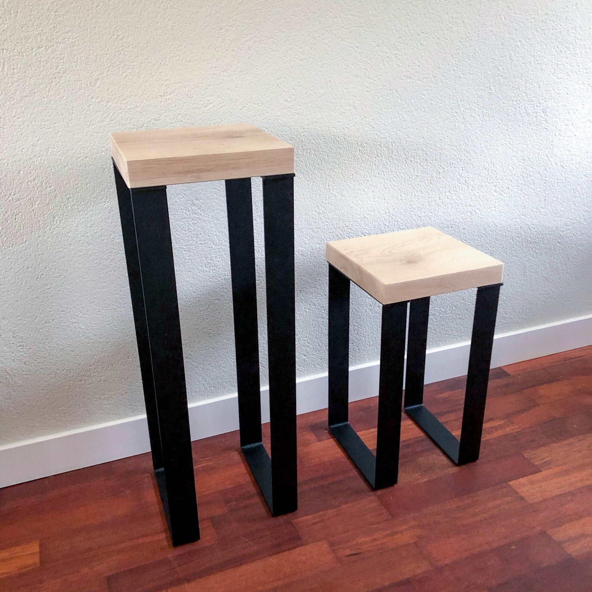 Smart Side Tables - Plant Table Matte Black (set)