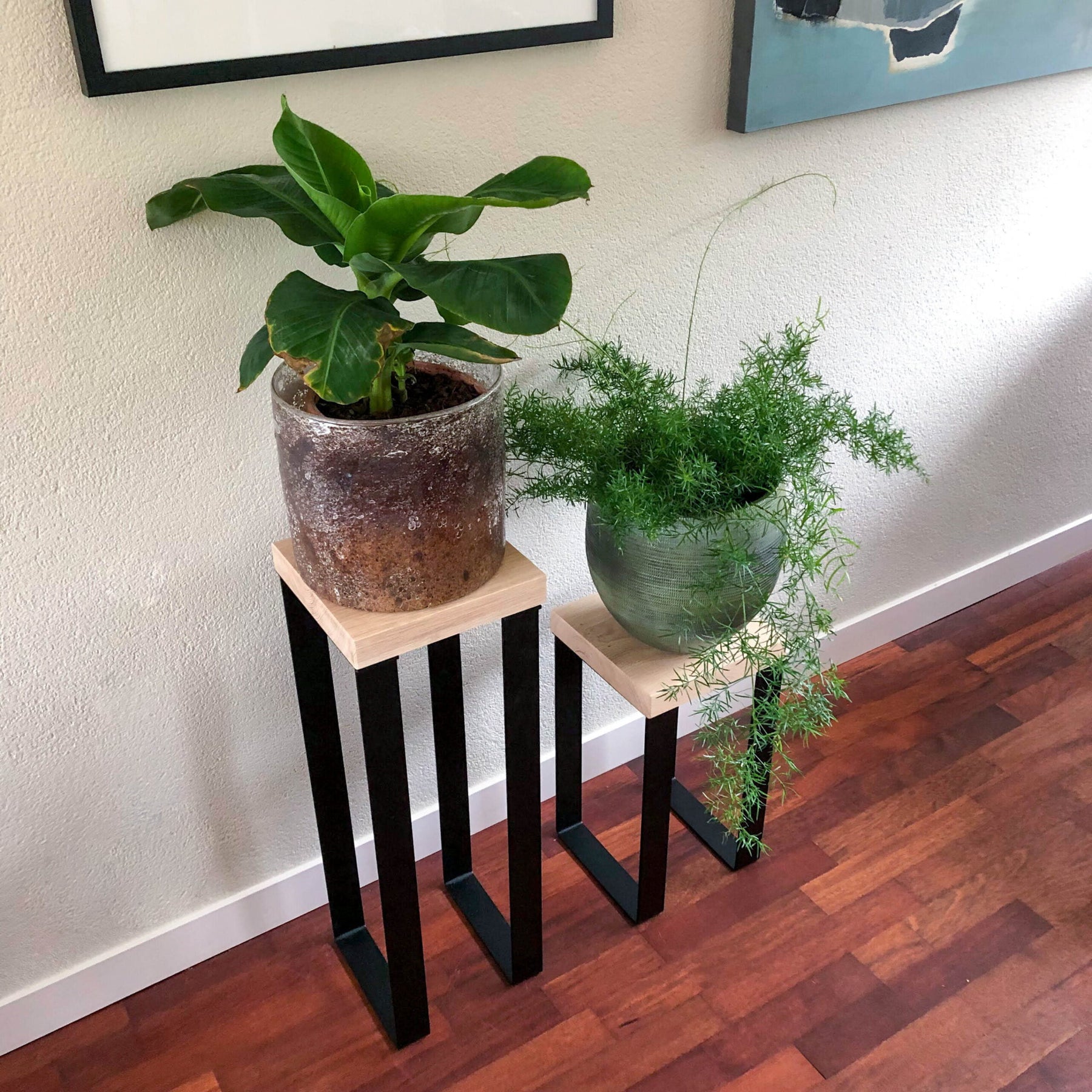 Smart Side Tables - Plant Table Matte Black (set)