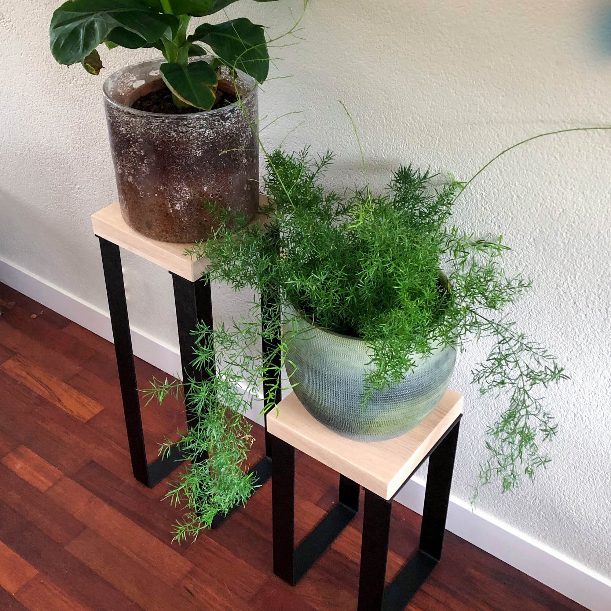 Smart Side Tables - Plant Table Matte Black (set)