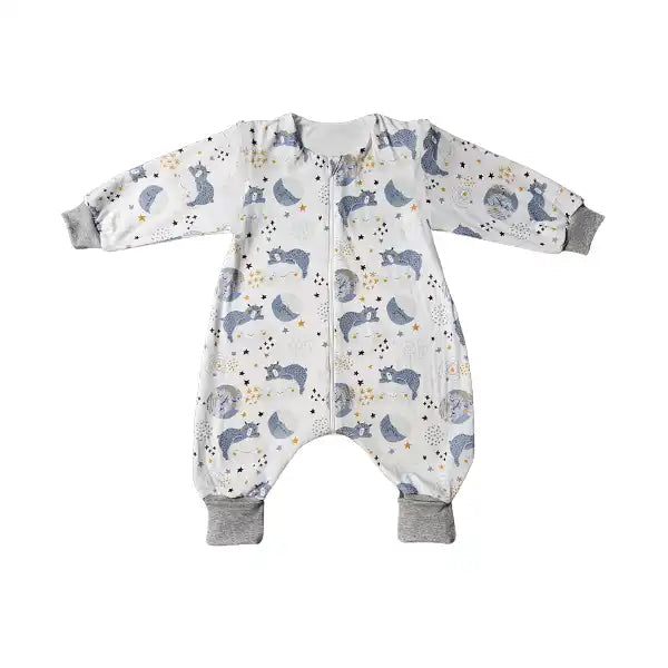 Tanja two-layer sleeping bag with legs and sleeves - Bear on the cloud