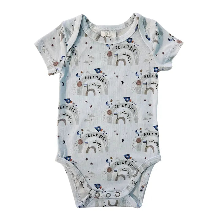 Short Sleeve Bodysuit - Dream big always