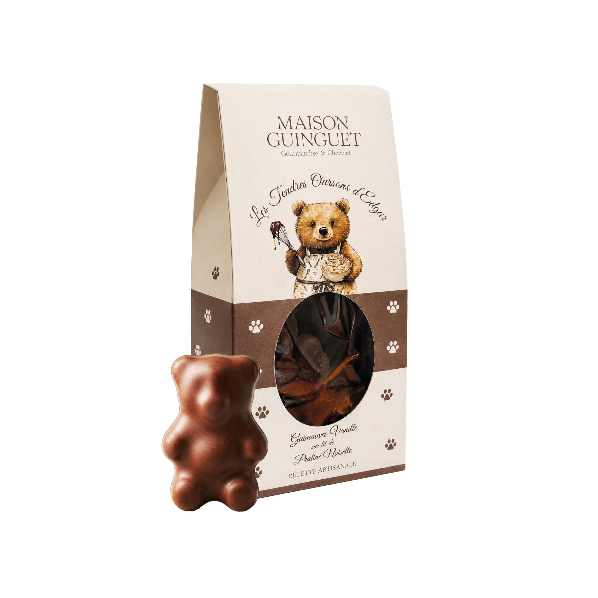 DARK CHOCOLATE MARSHMALLOW BEARS (8 bears)