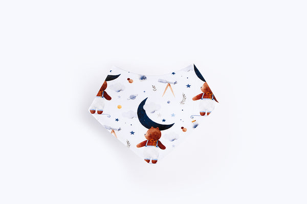 Bib scarf - Bear on the moon