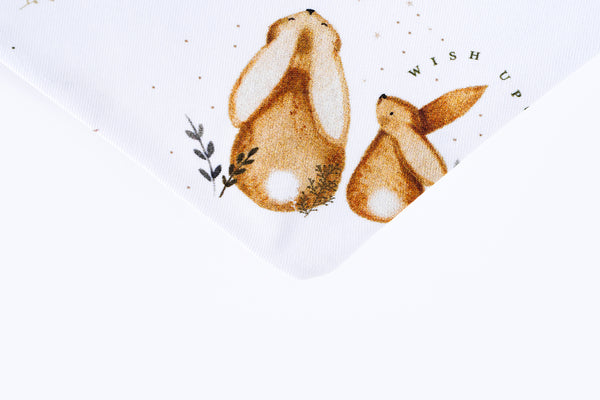 Bib scarf - Bunnies and stars