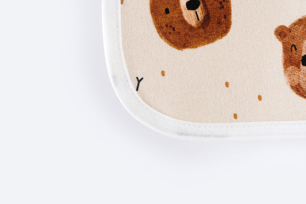 Bib with Waterproof Backing - Love you beary much