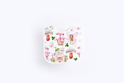 Bib with Waterproof Backing - Pink Fairy Tale