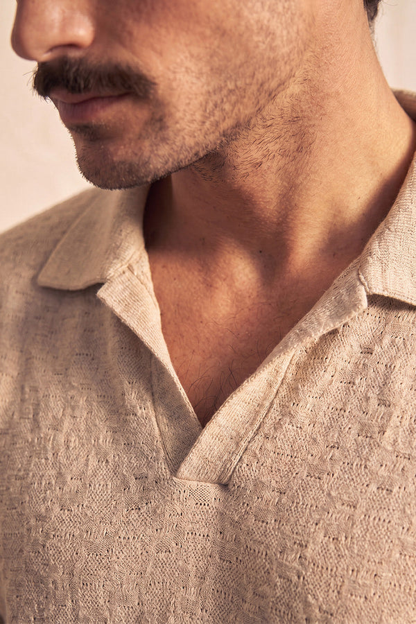 Polo Uomo Beige