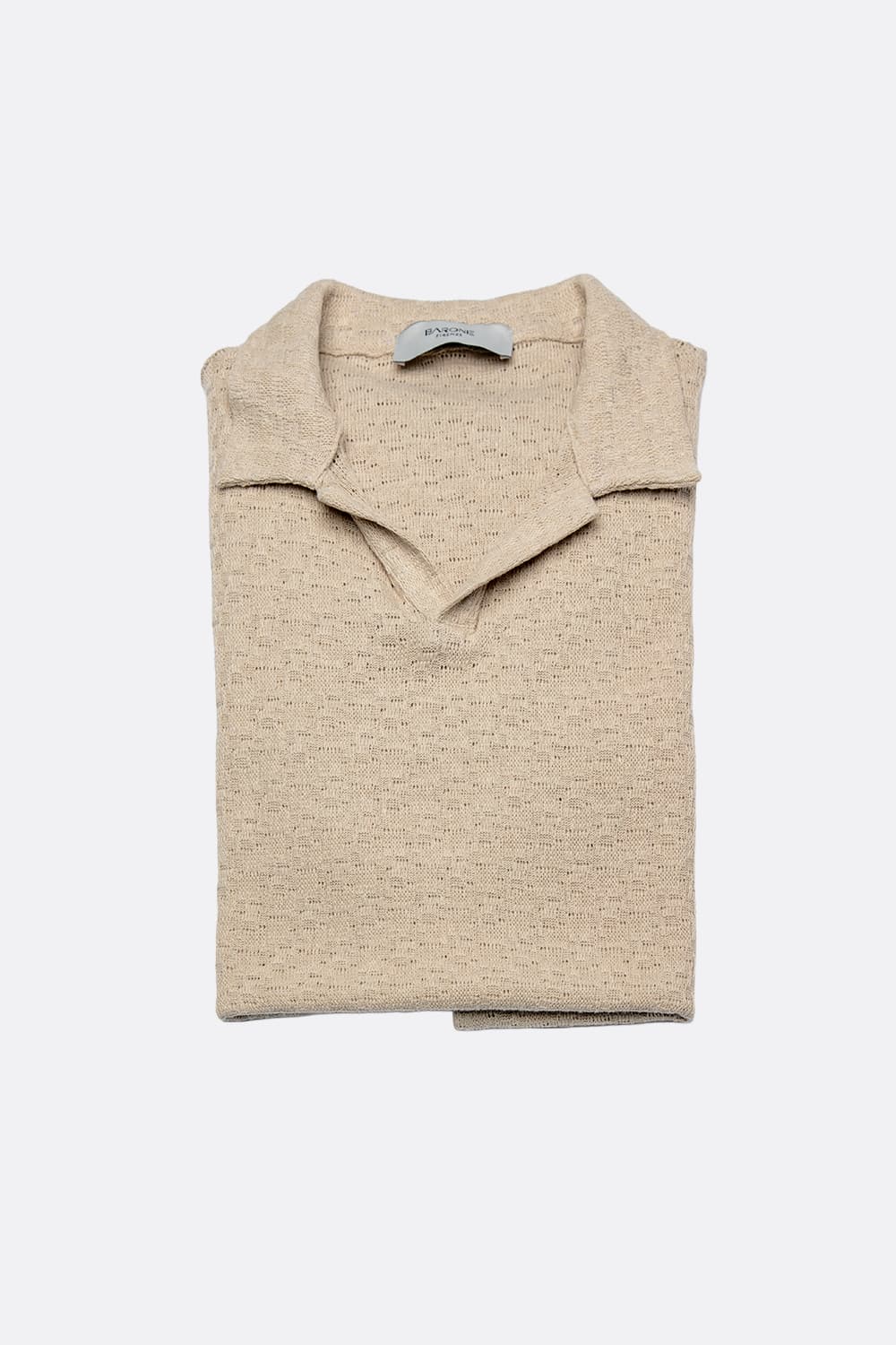 Men's Beige Polo