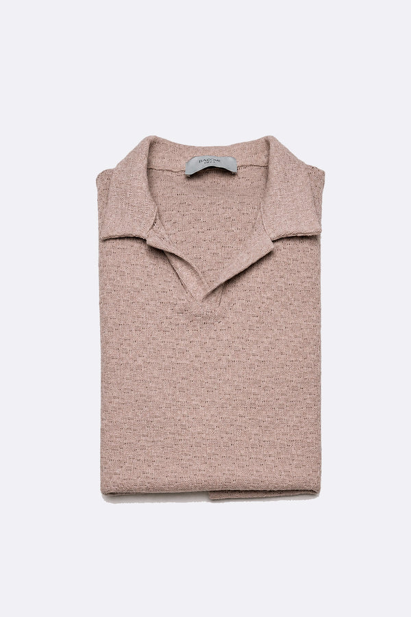 Polo Tramata Uomo Nocciola