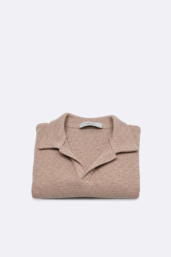Polo Tramata Uomo Nocciola