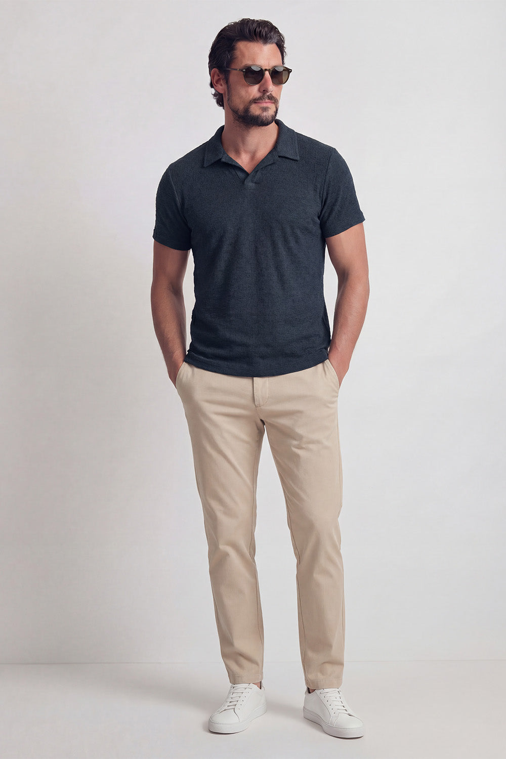 Polo Tramata Uomo Blu