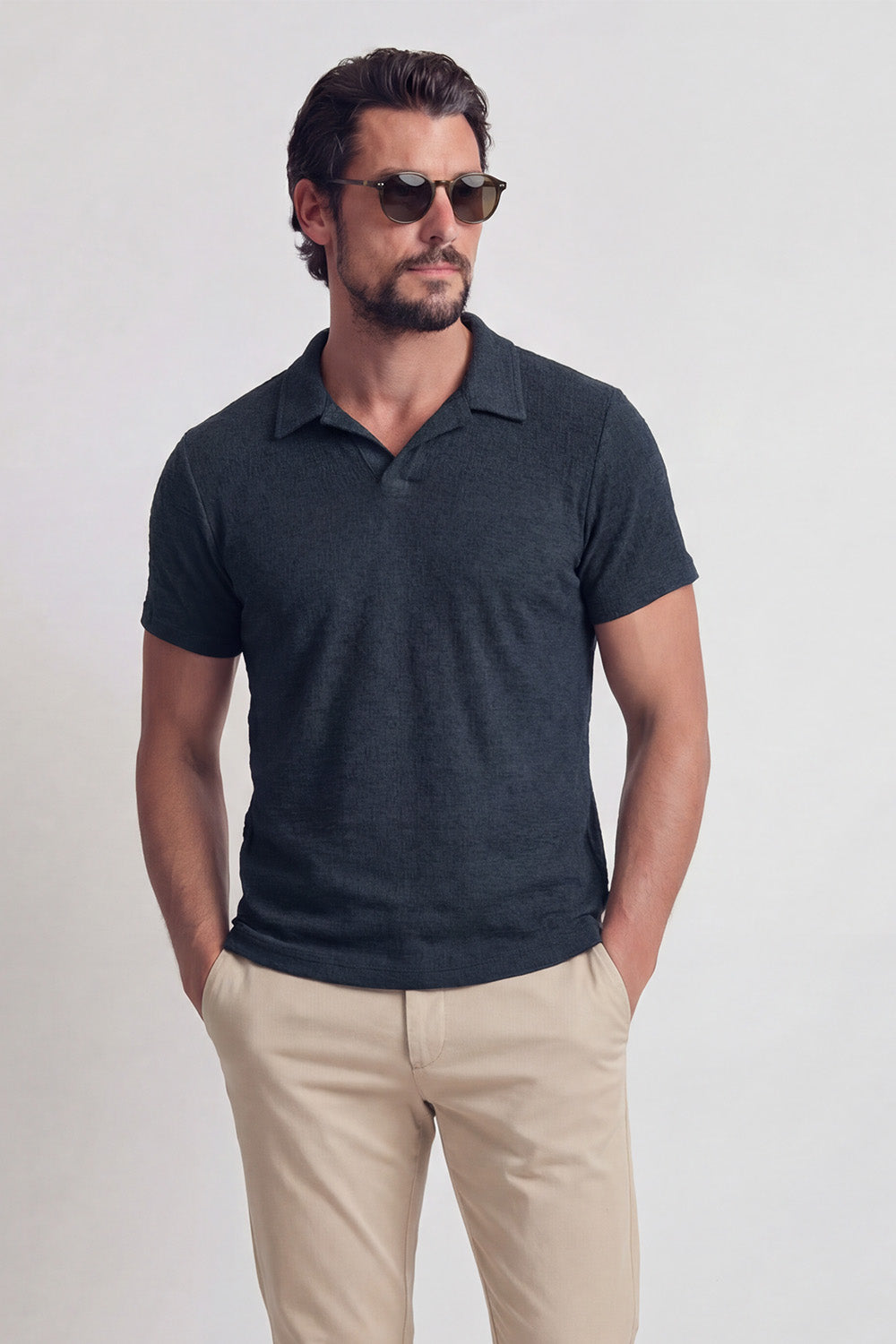 Polo Tramata Uomo Blu