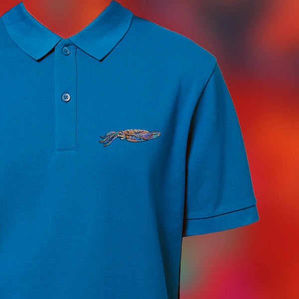 Polo t-shirt, blue