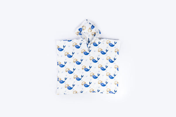 Muslin Poncho - Sea Mermaids