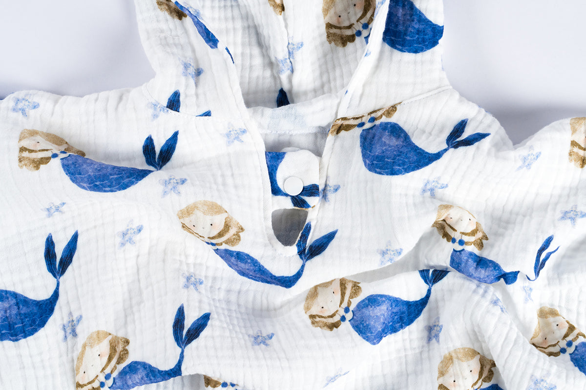 Muslin Poncho - Sea Mermaids