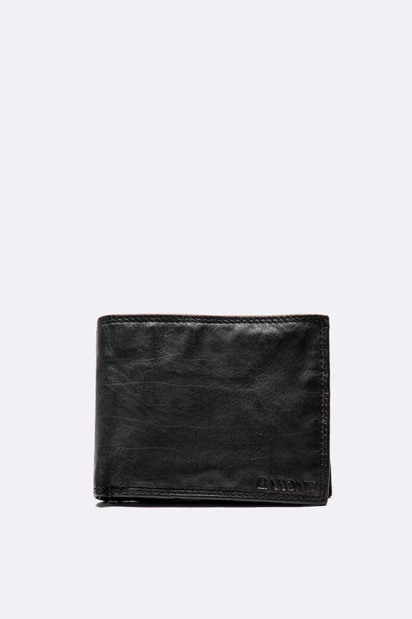 Portafoglio Basic Vintage Nero
