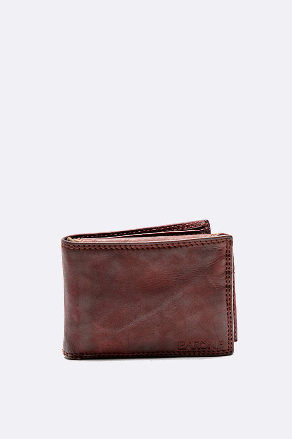 Smooth Brown Rust Men's Wallet