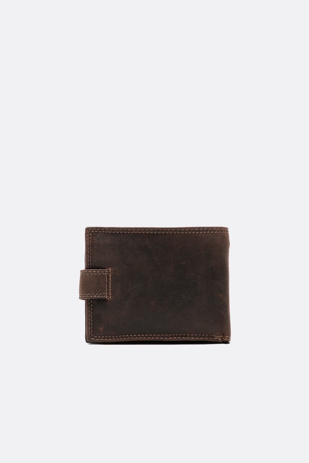 Portafoglio Oleato con Bottone - Barone Firenze