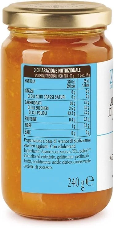 Preparation Based on Sicilian Oranges – Zero% Sugars
