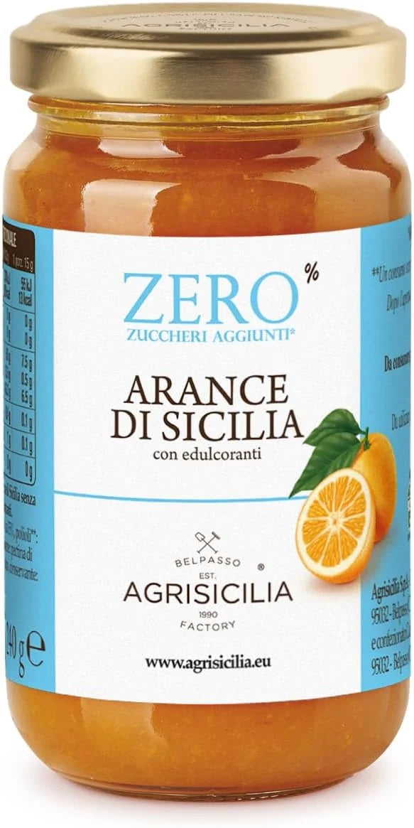 Preparation Based on Sicilian Oranges – Zero% Sugars