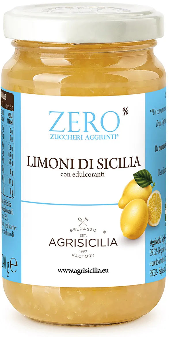 Preparation Based on Sicilian Lemons – Zero% Sugars