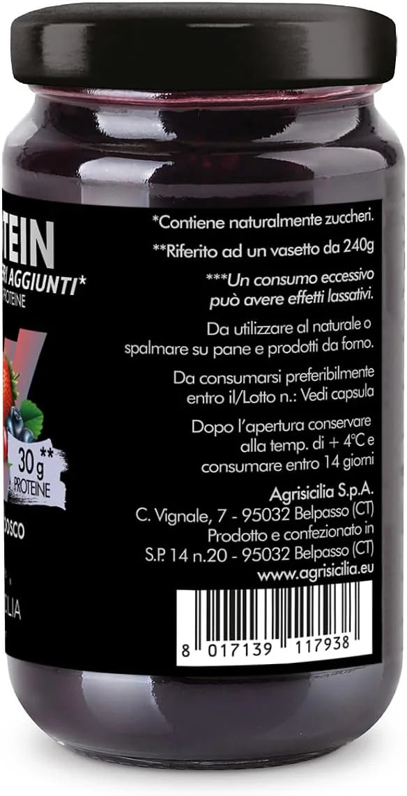 Preparation of Berry Fruits with Sugar-Free Proteins