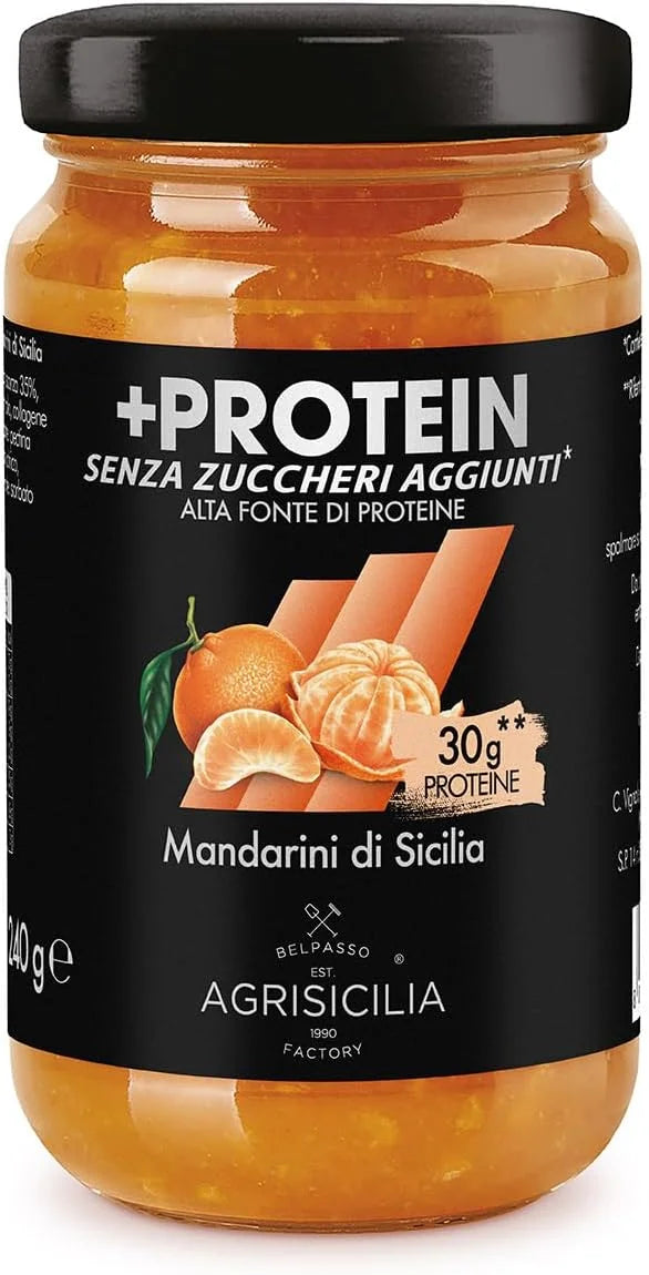 Preparation of Sicilian Mandarins with Sugar-Free Proteins