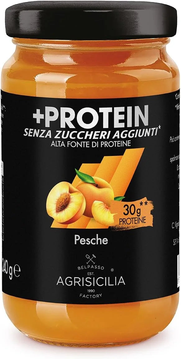Peach Preparation with Sugar-Free Proteins