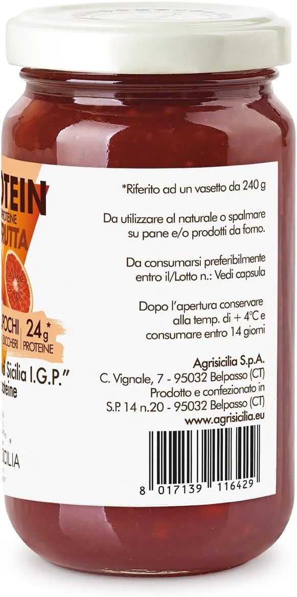 Preparation of Sicilian Blood Orange I.G.P. with Proteins