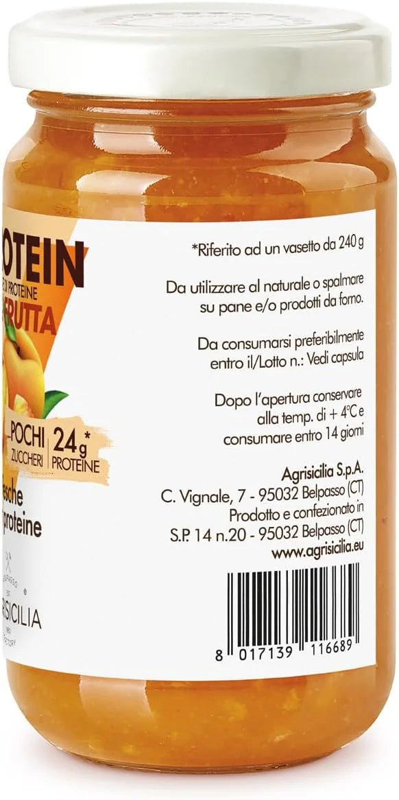 Peach Preparation with Protein