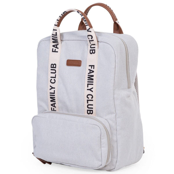 Previjalni nahrbtnik FAMILY CLUB signature, OFF WHITE - PUFFI