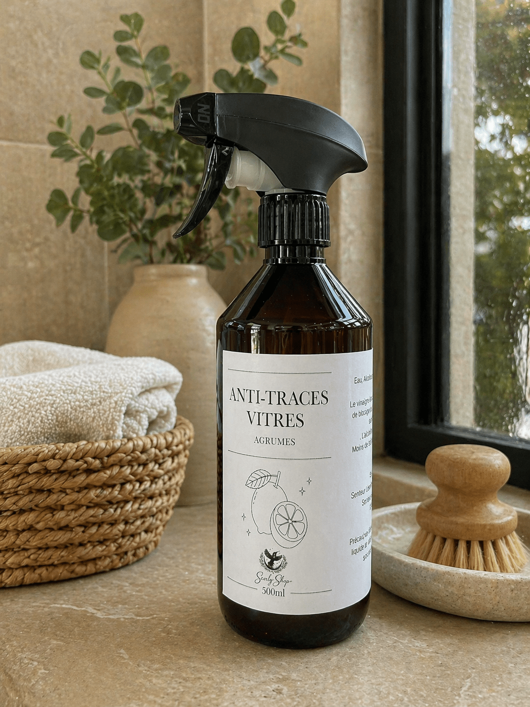 Produit Anti trace vitre - Agrumes - Scarly Shop
