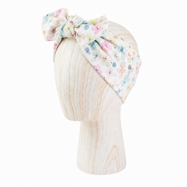 Children's Headband with Bow 2in1, Jersey, COLORFUL