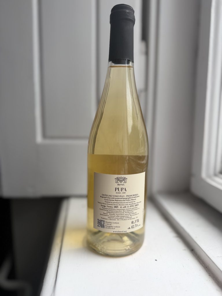 Pupa 2025 – dry white macerated wine