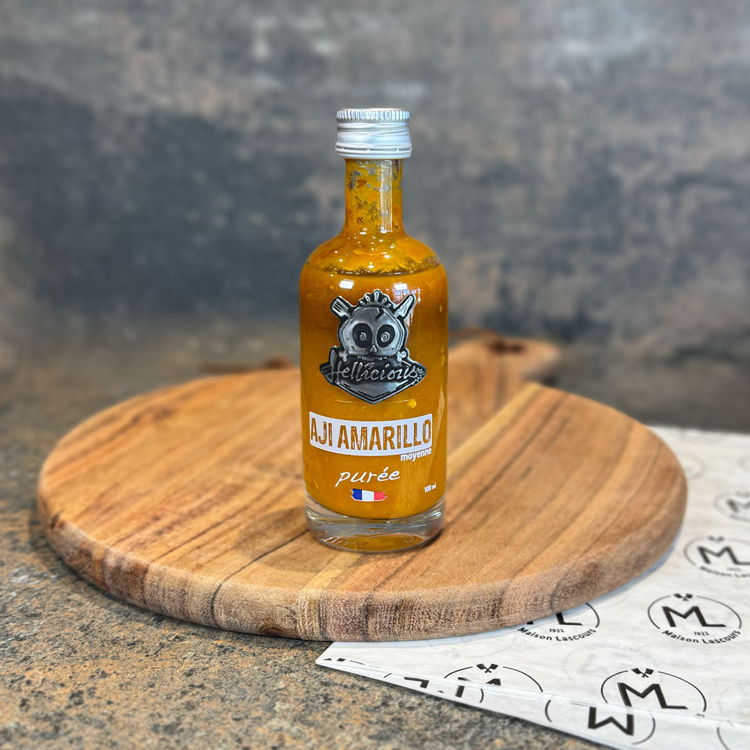 Purée de piment Aji Amarillo (moyen) - Hellicious