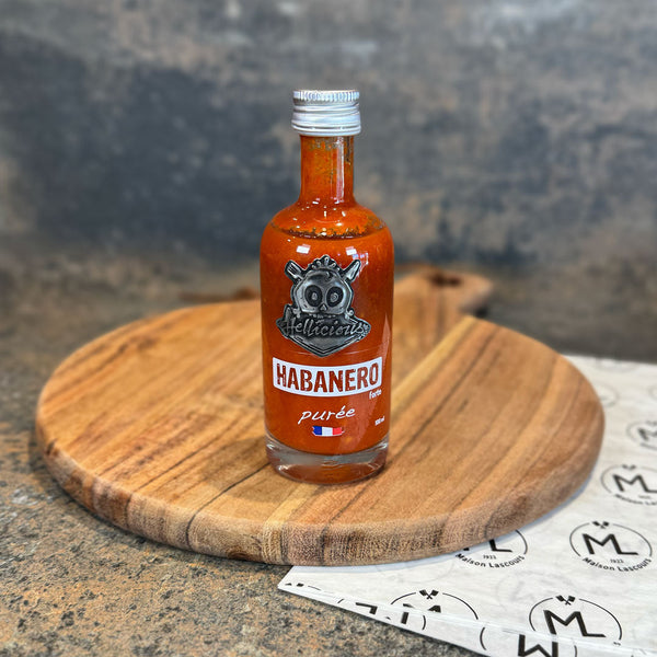 Purée de piment Habanero (Épicé) - Hellicious