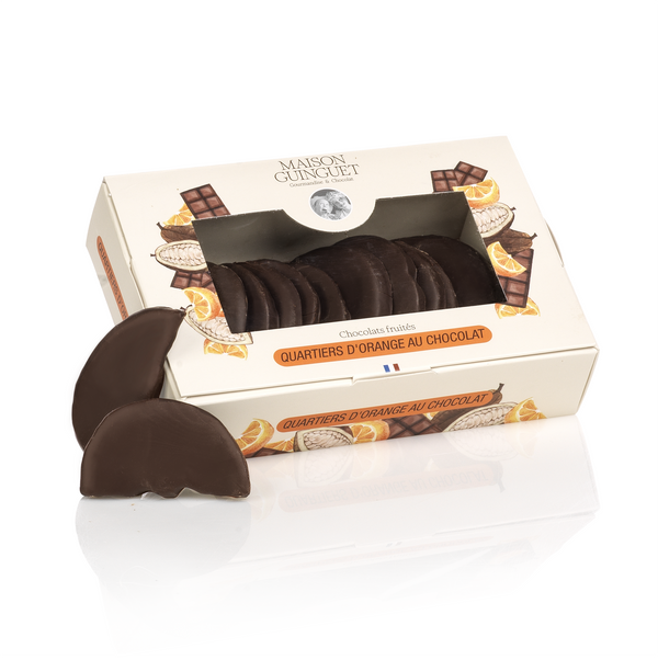 ORANGE SEGMENTS IN CHOCOLATE