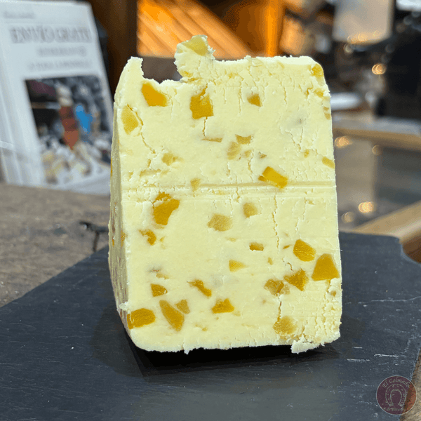 Queso Stilton blanco con mango y jengibre