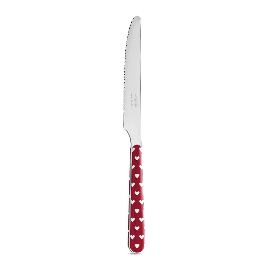 Table Knife - Little Hearts Red BD14060R