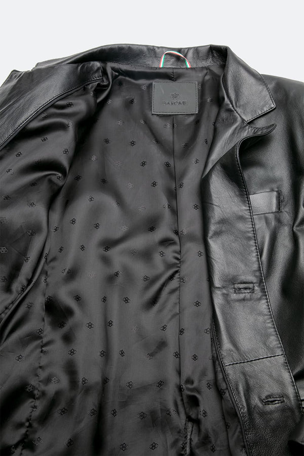 Blazer Raimondo uomo 100% vera pelle  Made in Italy - Barone Firenze