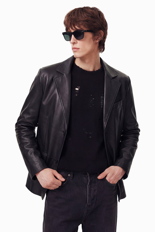 Blazer Raimondo uomo 100% vera pelle  Made in Italy - Barone Firenze