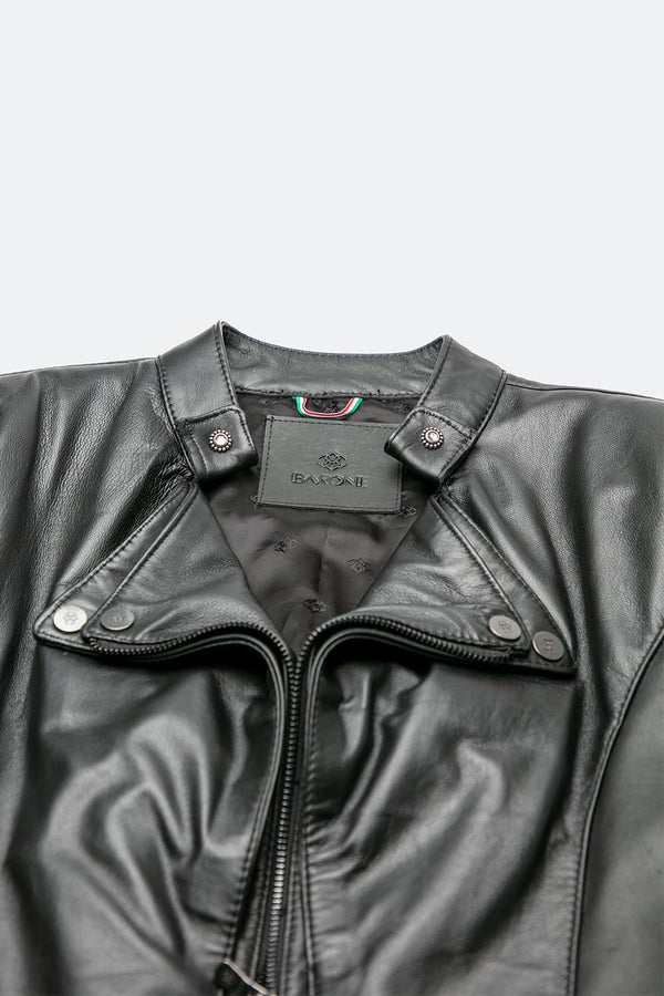 Rebe giacca donna 100% vera pelle Made in Italy- Barone Firenze 